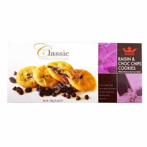 [451473] Tatawa Raisin Choc Chip Cookies 130g Box