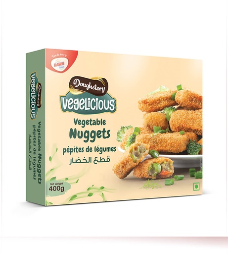[205075] Doughstory Nuggets Veggie 400g 18's