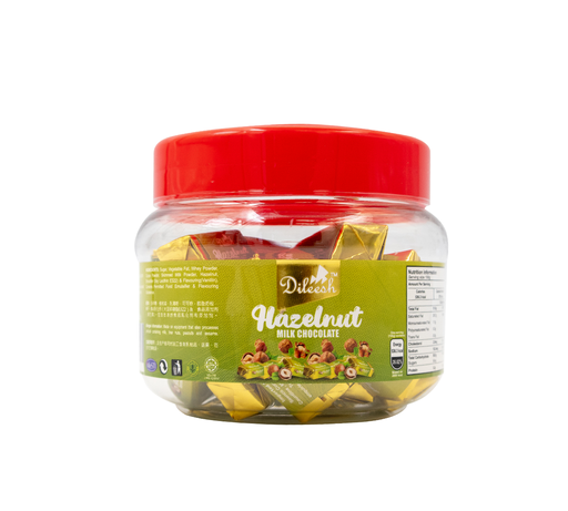 [452592] Dileesh Chunky Hazelnut Milk Chocolate 188g