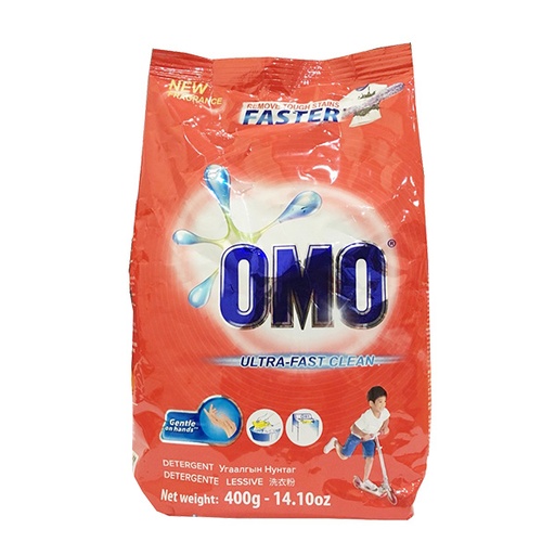 [601169] Omo Detergent Powder 400g Red