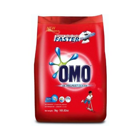 [601168] Omo Detergent Powder 3kg Red