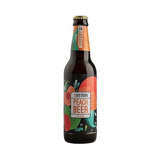 [405121] 3 Sisters Non Alcoholic Beer Peach 330ml