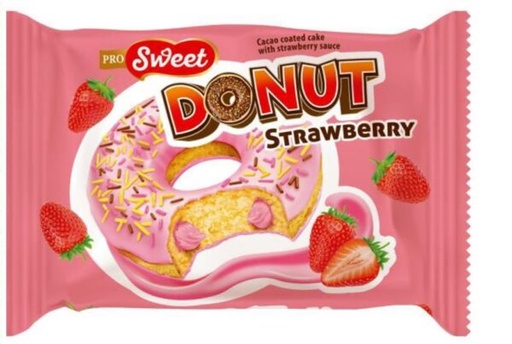 [132149] Prosweet Donut Cake 40g Strawbeery