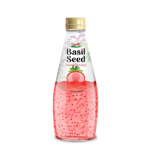 [405136] Nawon Basil Seed 290ml Strawberry