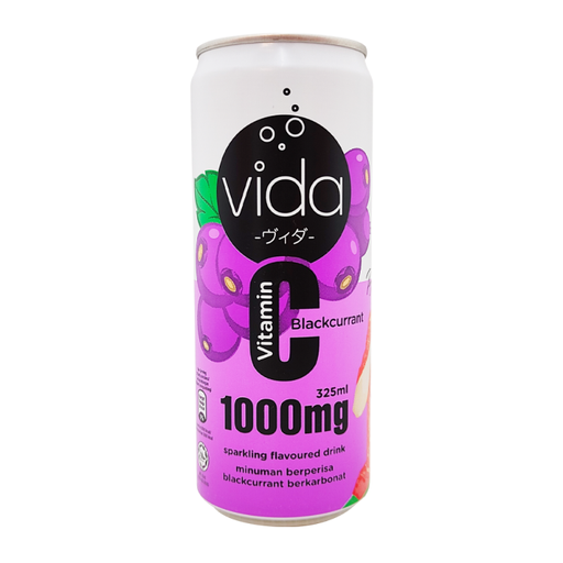 [408039] Vida Sparkling 325ml Blackcurrant