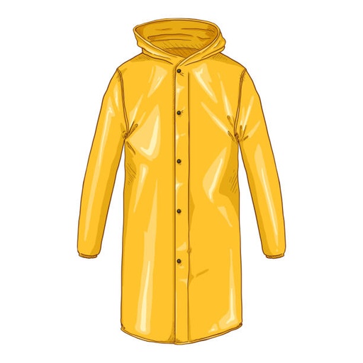 [6975252928881] Rain Coat Reusable