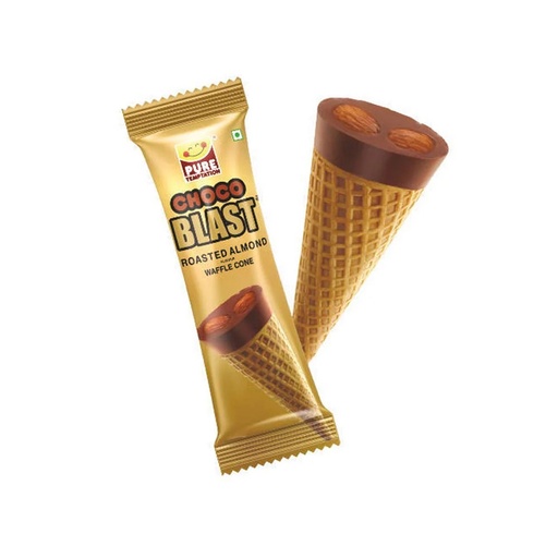 [8906125300440] Chocoblast Waffle Cone 17g Almond / Orange