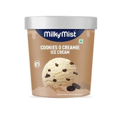[207274] Milky Mist Icecream 1L Cookies & Cream