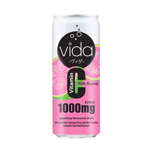 [401164] Vida Sparkling 325ml Pink Guava