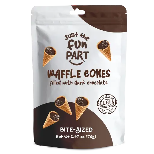 [452649] JTFP Cones 70g Dark Chocolate