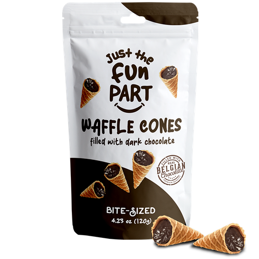 [452649] JTFP Cones 70g Dark Chocolate