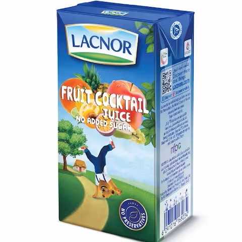 [S402439] Sale Lacnor Juice 125ml Fruit Cocktail