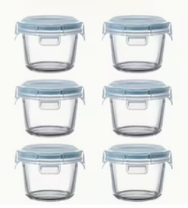 [524110] Food Storage Bowl Glass 3Inch