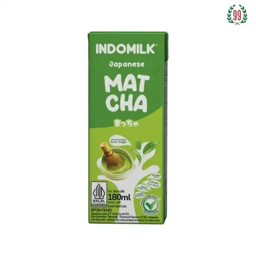 [105273] Indomilk 180ml Japanese Macha